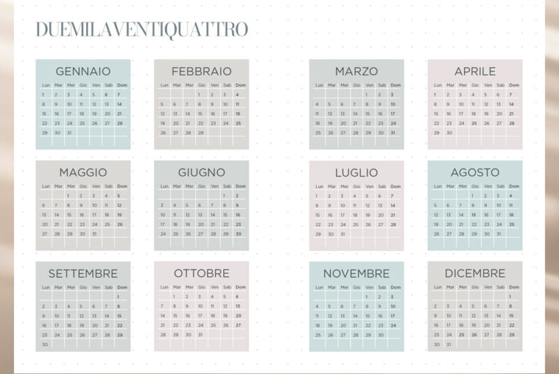 Scarica il calendario Agenda giornaliera Pdf Agenda giornaliera -   Italia