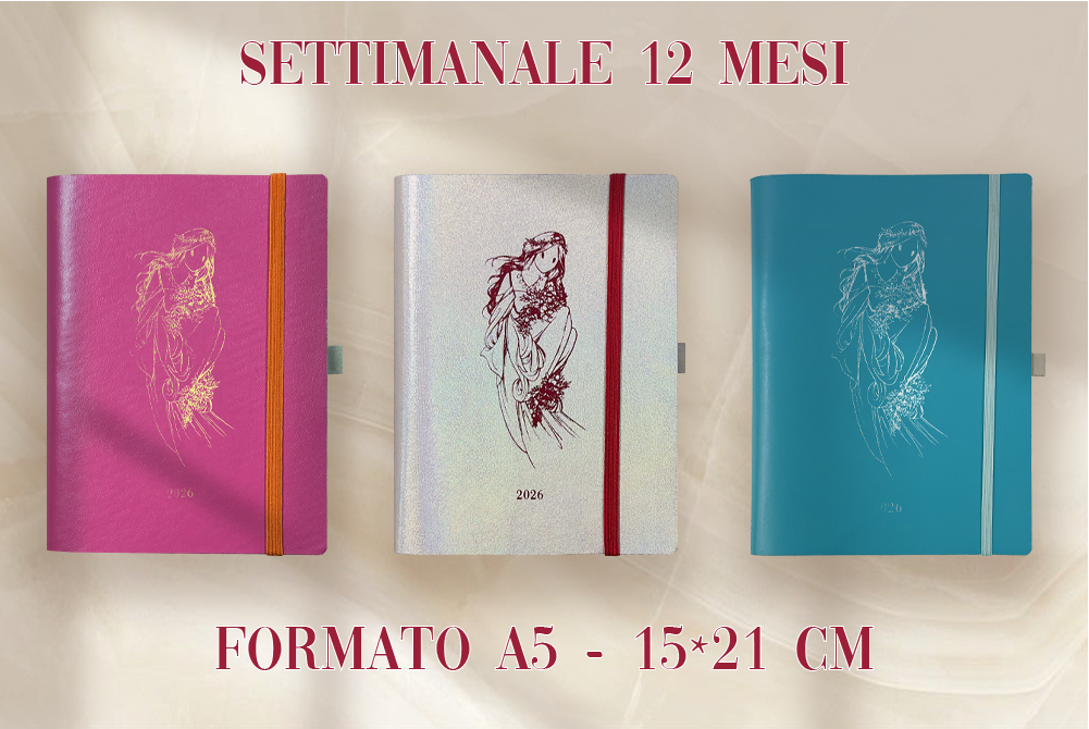 Agenda 2026 | settimanale A5 | Virgola