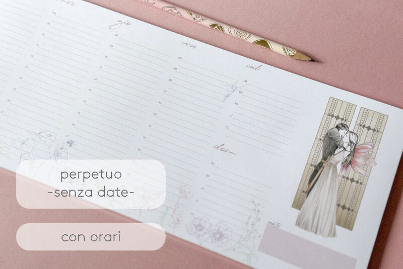 Planner perpetuo Bacio | Virgola - immagine 7