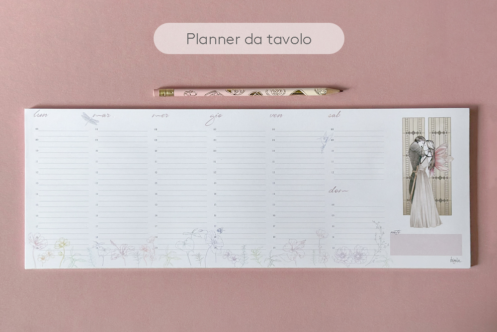 Planner perpetuo Bacio | Virgola